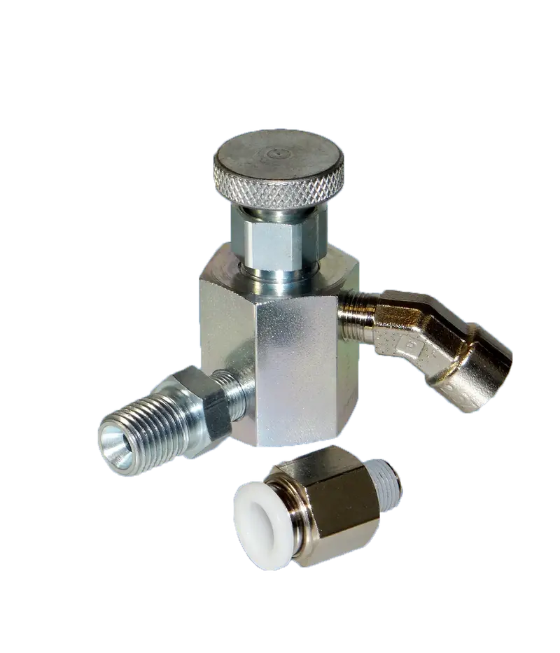 Aftermarket GRACO® 222198 Drain Valve, 5,000 PSI - 1/4" NPT (Thumb Screw Type Handle) (Non-OEM)