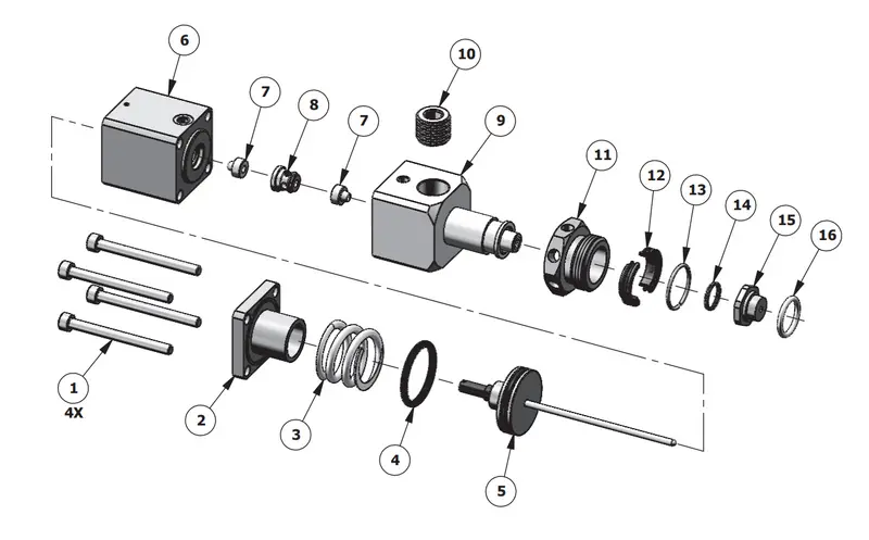 SSP-1421 Pipe Plug CCV HP, LP