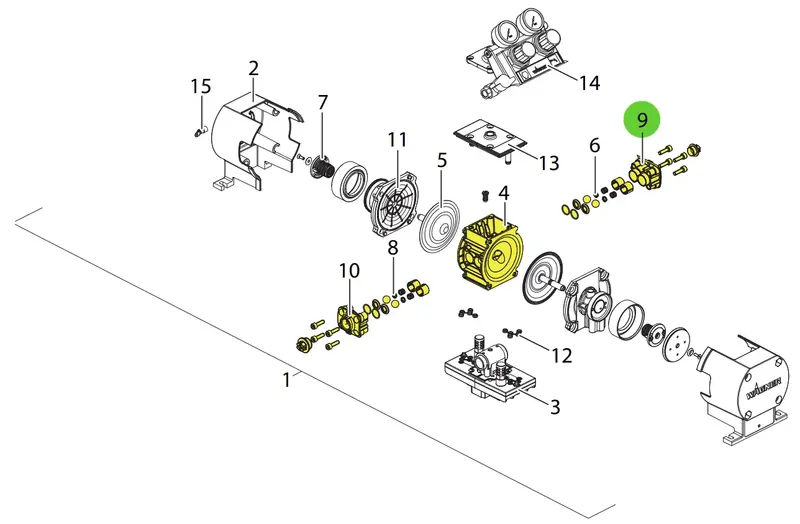 Wagner 2414407 Inlet Manifold