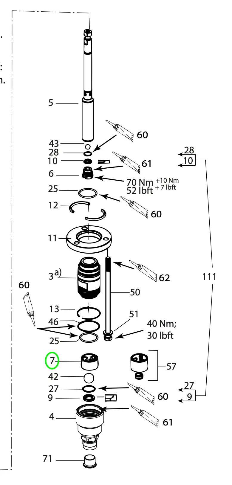 Wagner 368507, Ball Guide Inlet 70/150ccm