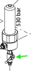 Wagner High Pressure Filter, Stainless Steel Ball Valve